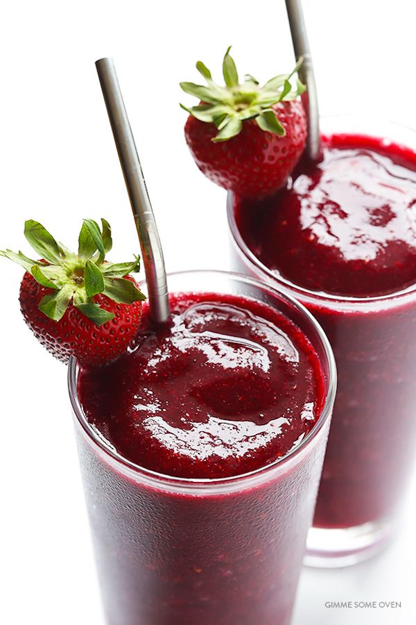 Creative frozen cocktail recipes: Sangria Slushies at Gimme Some Oven