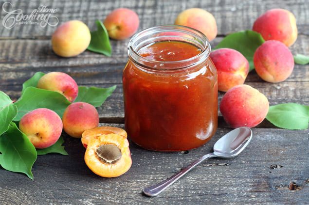 A favorite way to use stone fruit is to make an easy, not-too-sweet Apricot Jam | Home Cooking Adventure