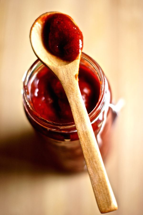 A fun way to use ripe stone fruit: Make Plum Barbecue Sauce for your next cookout | A Cupcake for Love
