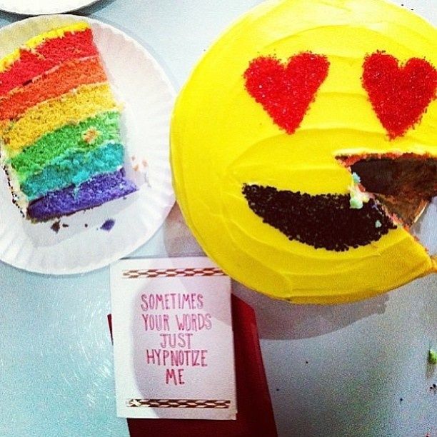 Emoji cake from Flour Shop