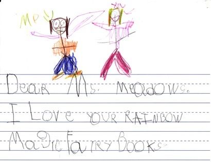 Fan Mail to favorite author from Building a Library