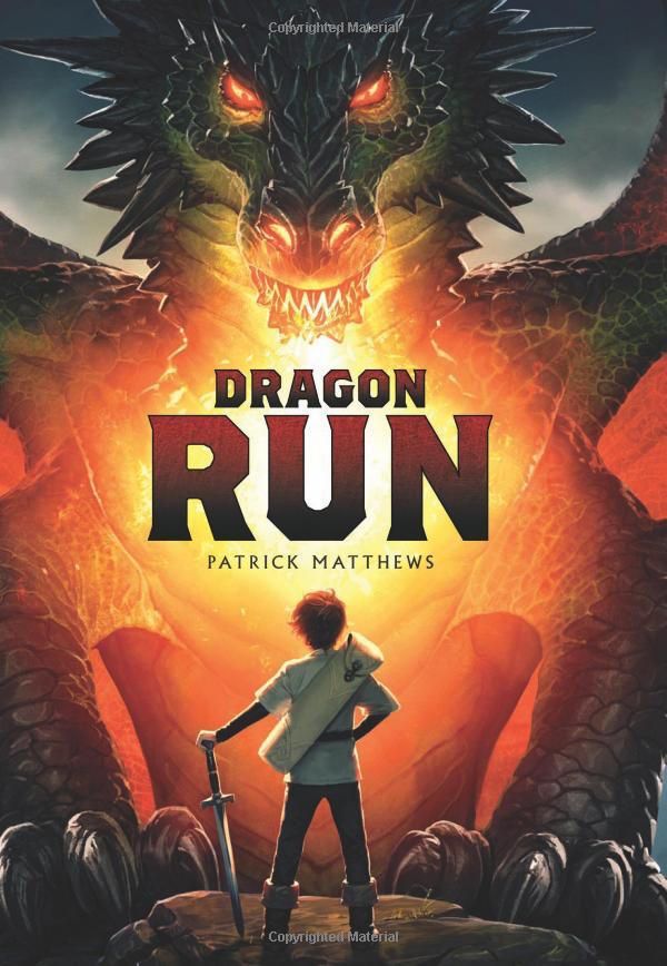 great fantasy and adventure books for tweens: Dragon Run by Patrick Matthews