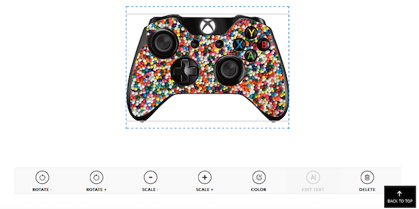 photo real gifts DIY: upload your picture to Skin It for a custom Xbox One controller