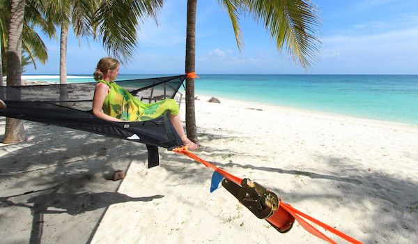 Keep the sand off your feet at the beach with a Trillium Hammock from Tentsile.