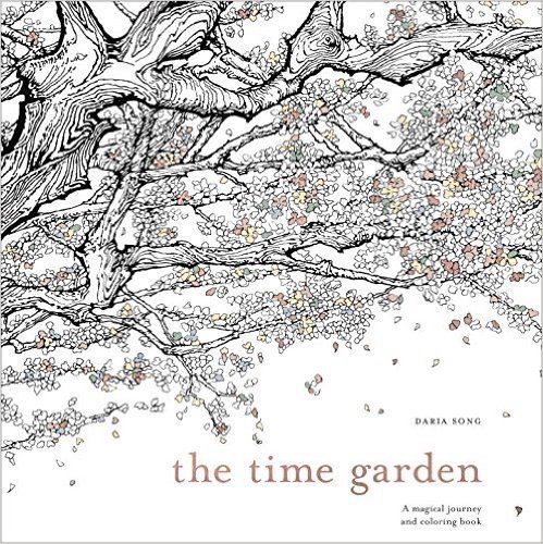coloring books for adults: The Time Garden by Daria Song