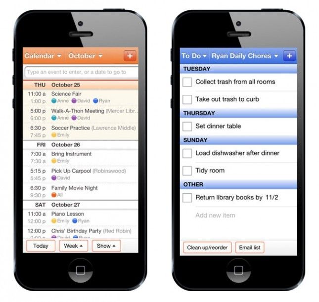Cozi app is a parent-favorite for keeping multiple calendars | best organizational apps for parents