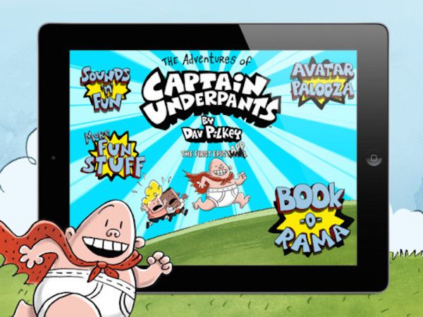Captain Underpants app | best reading apps for older kids