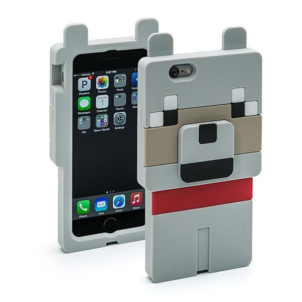 Minecraft Cases: The wolf for your iPhone 5/5S or iPhone 6