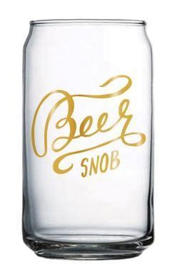 Love it! Beer Snob Glass at Cards for Awesome People | Gifts for drinkers