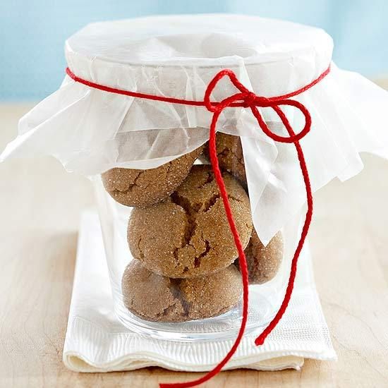 Christmas cookie gifts packaged as milk and cookie as shown on BHG.com