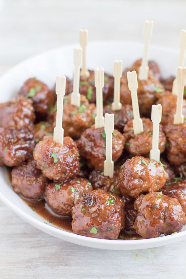Crockpot meatballs make an easy New Year's Eve dinner idea for kids—that everyone is sure to love | Culinary Hill