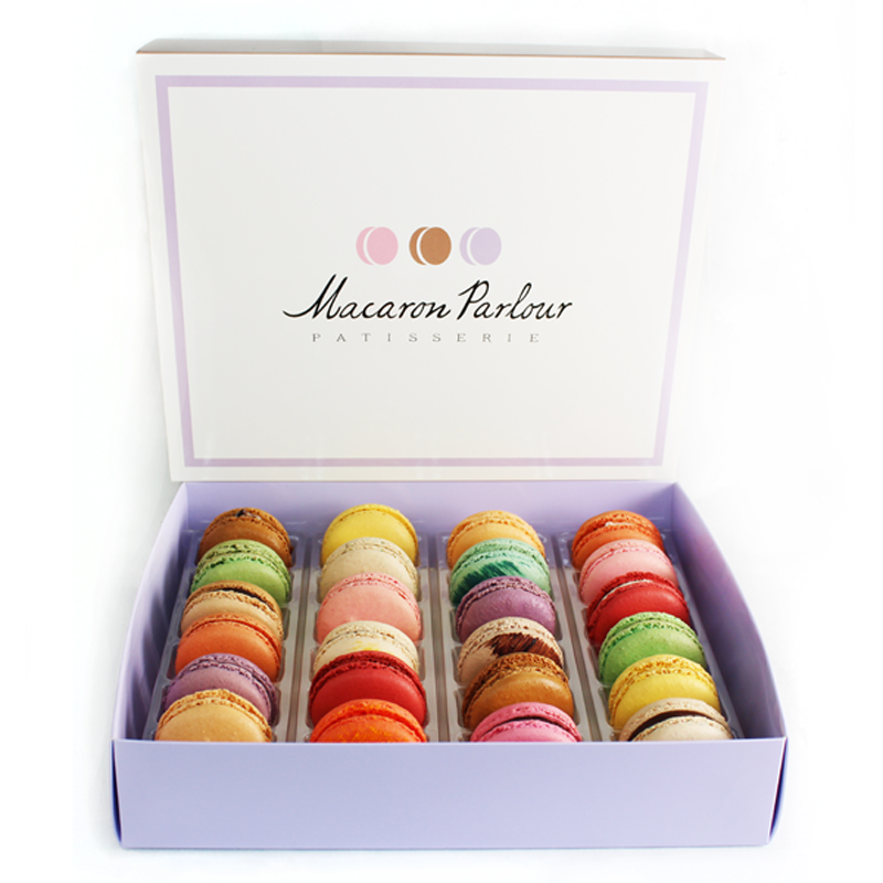 Fancy Macarons in Hand-Picked Flavors from Macaron Parlour | Best food gifts