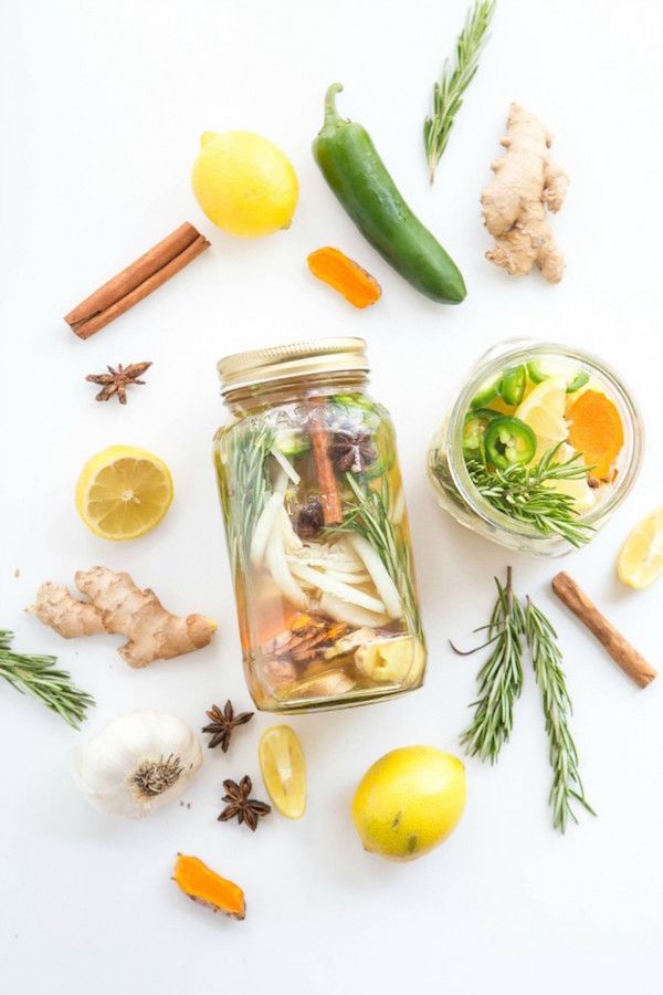 Apple cider vinegar is a liver detoxifier, which makes it a good natural hangover remedy. Turn it into this Bonfire Cider and fight colds with it, too! | Yuriel Kaim