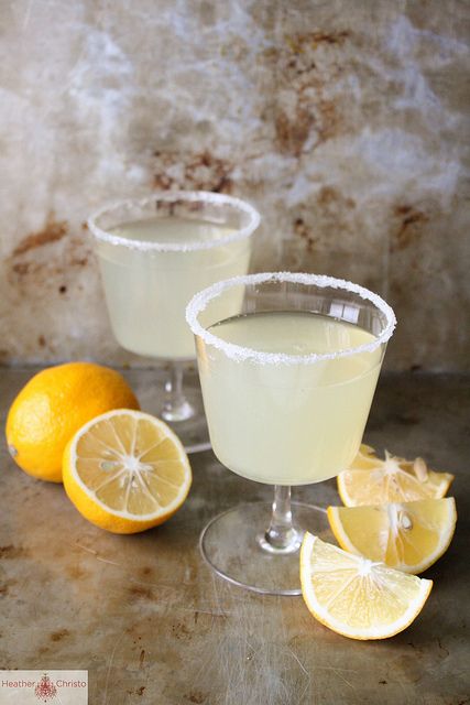 Some something bright and fresh, but not bubbly as your New Year's Eve cocktail? This Meyer Lemon Drop is the ticket | Heather Christo