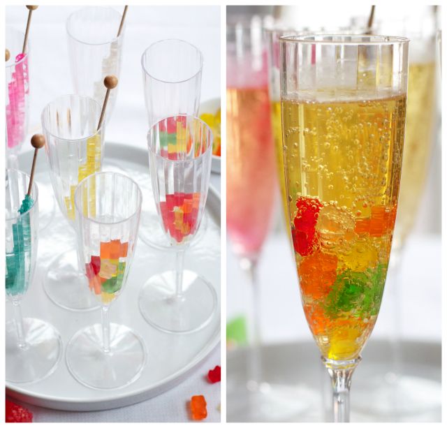 Tons of fun ideas for New Year's Eve mocktails. The kids will love these! | Modern Parents Messy Kids