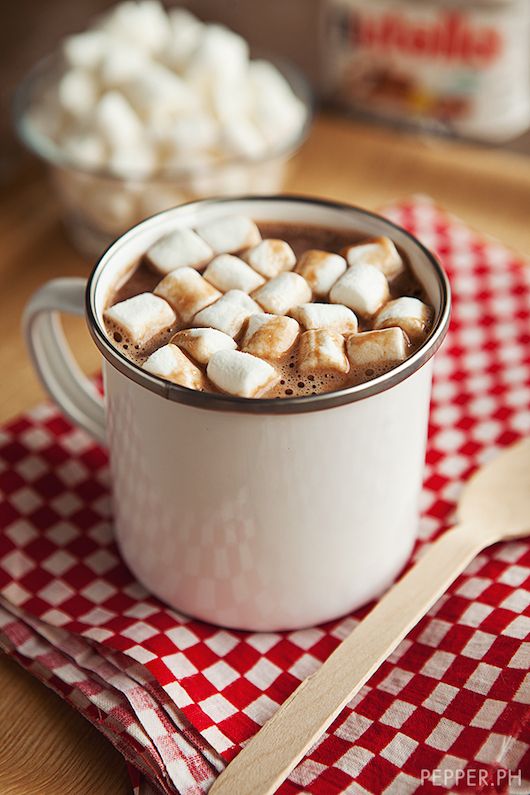 Does it get any better than Nutella Hot Chocolate? We think not! | Pepper