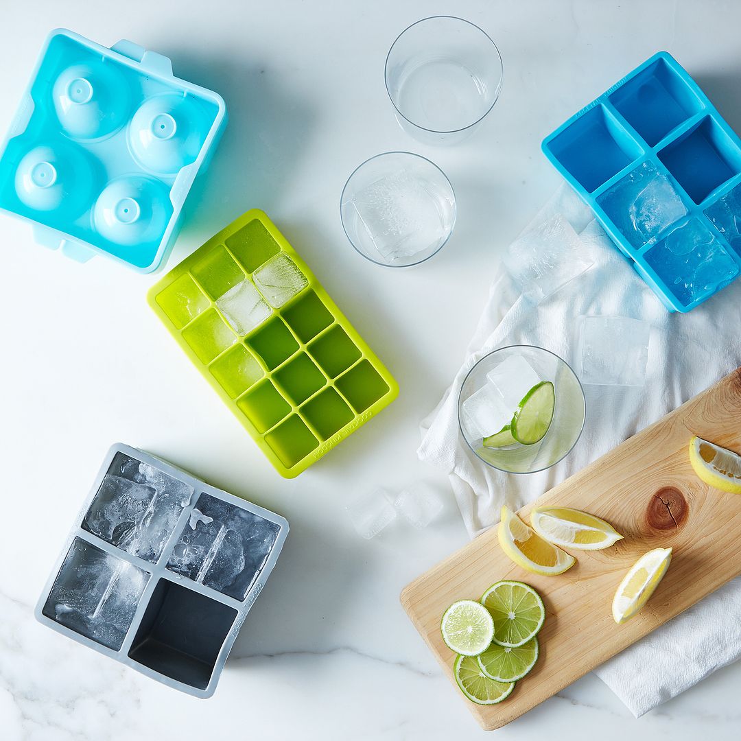 Square and Spherical Ice Tray Sets at Food52 | Gifts for drinkers
