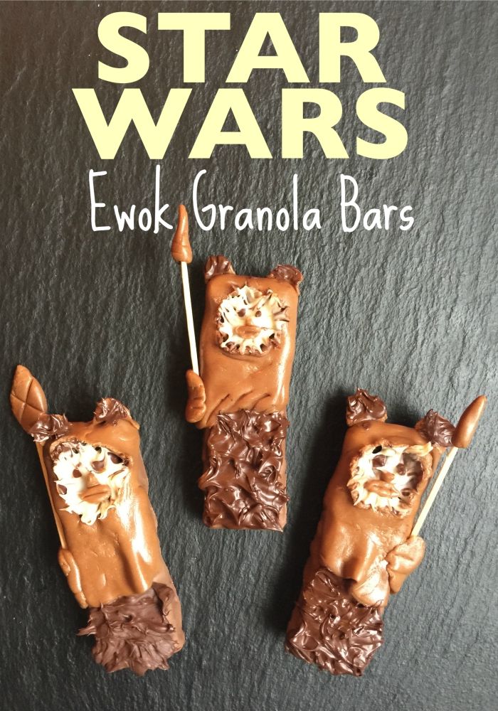 Get your Star Wars mania on with these hilarious Ewok Granola Bars (made with store-bought bars!) | Totally the Bomb