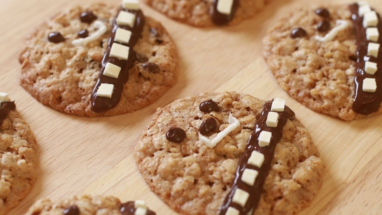 Turn regular chocolate chip cookies into Wookie Cookies with this easy video tutorial from one of our favorite YouTube cooking shows | Nerdy Nummies