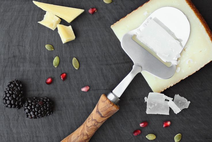 Give a cheese lover or your favorite entertainer this affordable & beautiful cheese plane from Brookyn Slate along with a great block of cheese. Yum. | Gorgeous hostess gifts for under $50: Cool Mom Eats holiday gift guide
