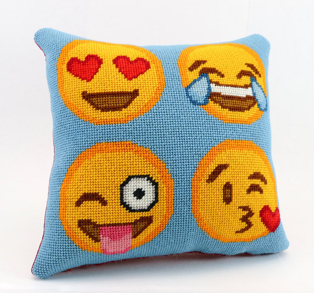Emoji needlepoint | EMOJI Gifts