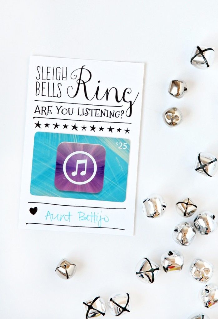 Free printable gift card holder for iTunes or other music gift card | Paging Supermom on Snap!