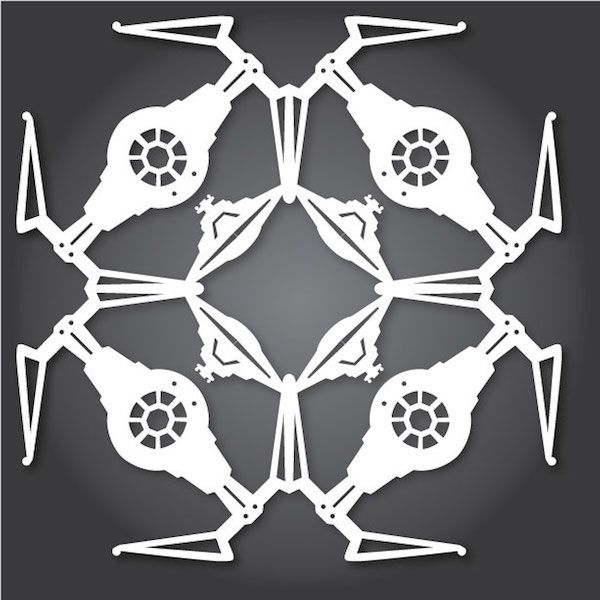 cool snowflake patterns | Star Wars tie interceptor pattern at Anthony Herrera Designs