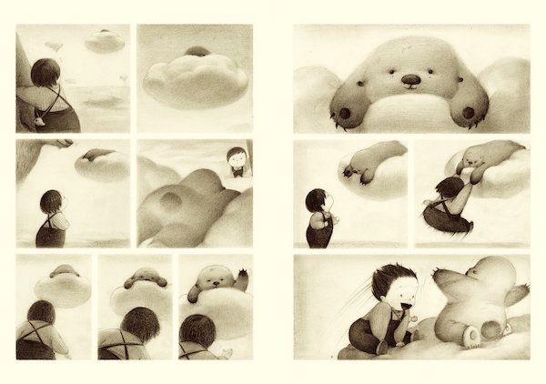 The child makes surprising (and adorable) friends on her journey in The Only Child by Guojing