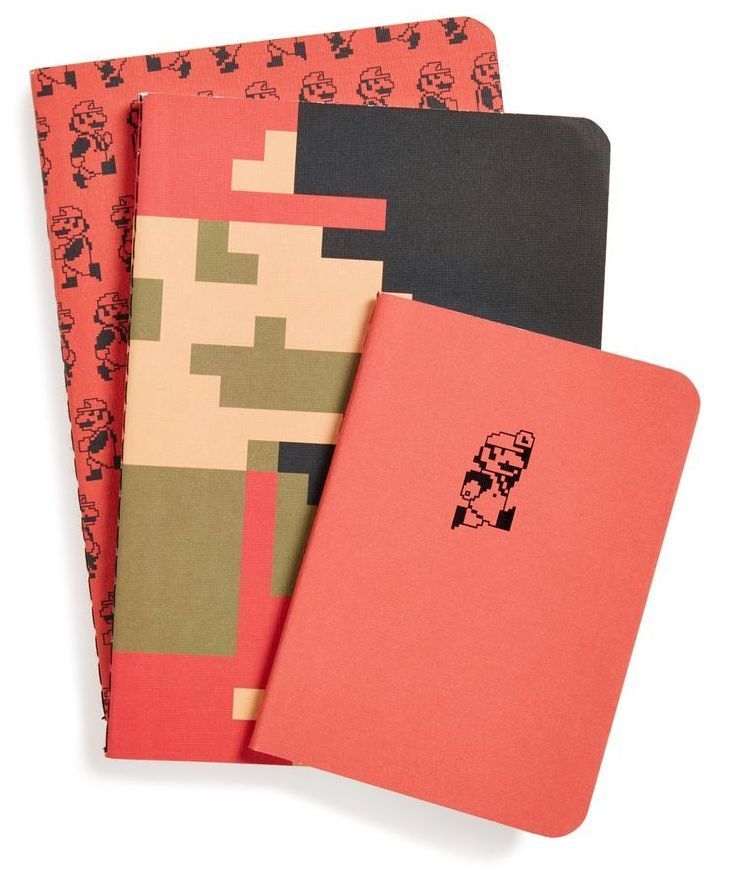 Super Mario journals | Cool tech gifts for men and women under $25