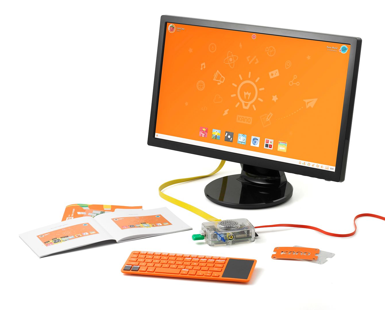 Kano Computer Kit for kids with monitor
