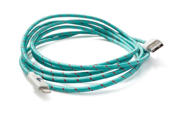 Colorful charging cables from Velvetwire