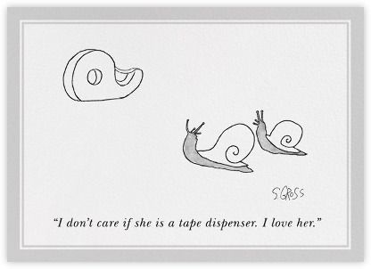 Cool Valentine ecards: New Yorker cartoon ecard from Paperless Post