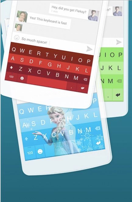 Cool keyboard apps: Fleksy keyboard app for iOS and Android