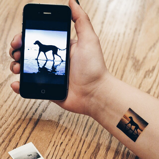 Creative way to print Instagram photos: Picattoo turns them into temporary tattoos