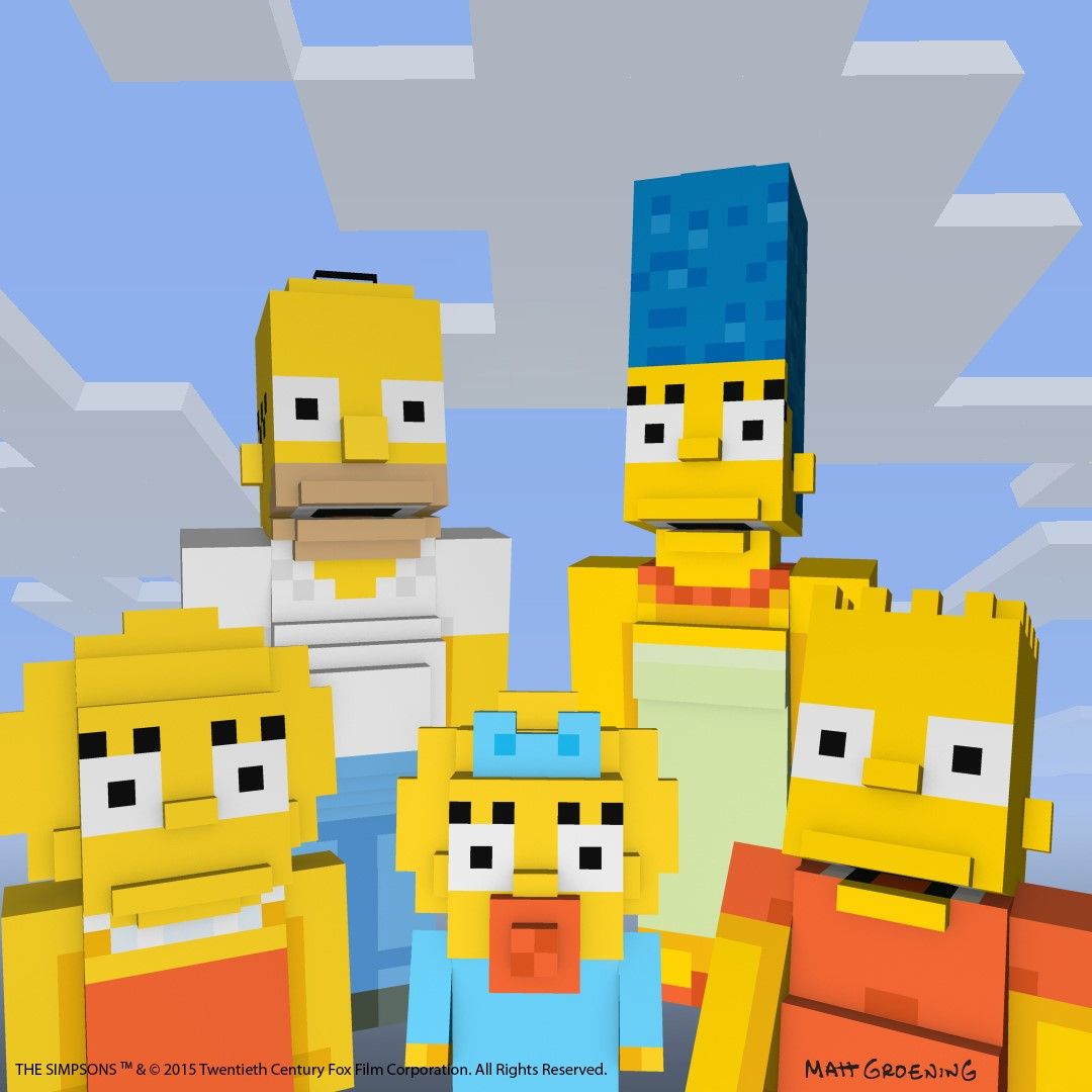 Coming soon: The Simpsons on Minecraft Xbox 360 and Xbox One