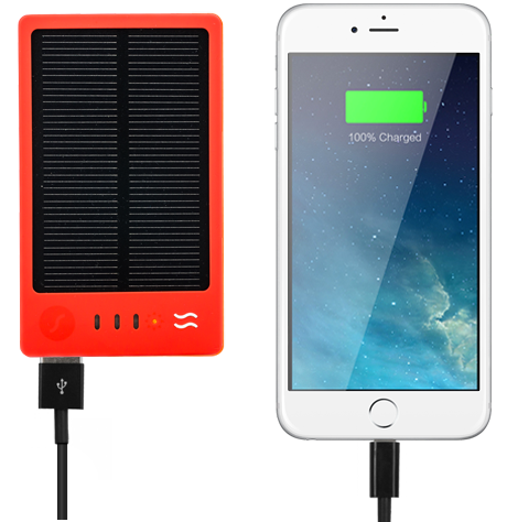 Solpro Gemini solar charger gives your smart phone two full charges