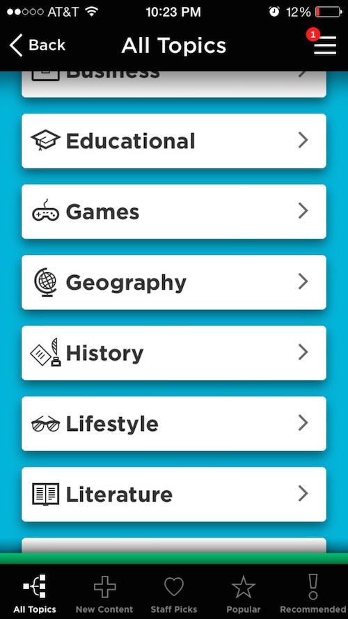 QuizUp trivia app: Play against family or random opponents