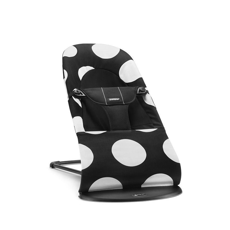 Baby Bjorn bouncer now available in a modern polka-dot pattern