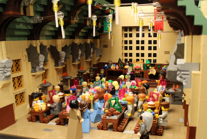 LEGO Hogwarts by Alice Finch via My Modern Met