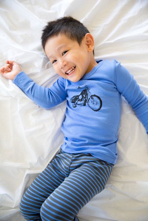 Skylar Luna Motorcycle pajamas for kids