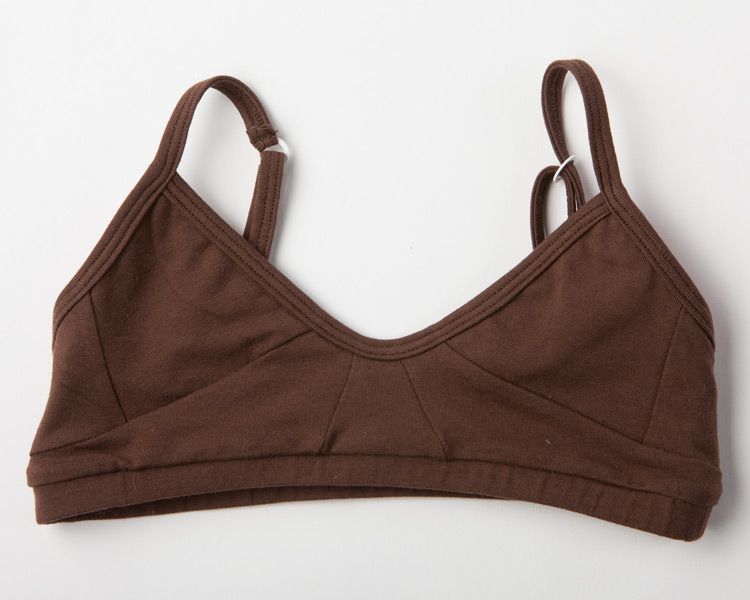 Yellowberry bras for girls comes in "nude" colors like chocolate chip