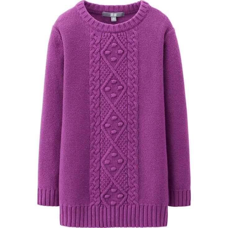 UNIQLO sale: Girls' Cable knit tunic under $10! 