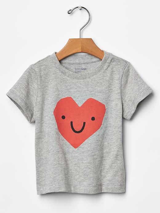 Valentine's gifts for babies: Graphic Heart tee from Gap Kids