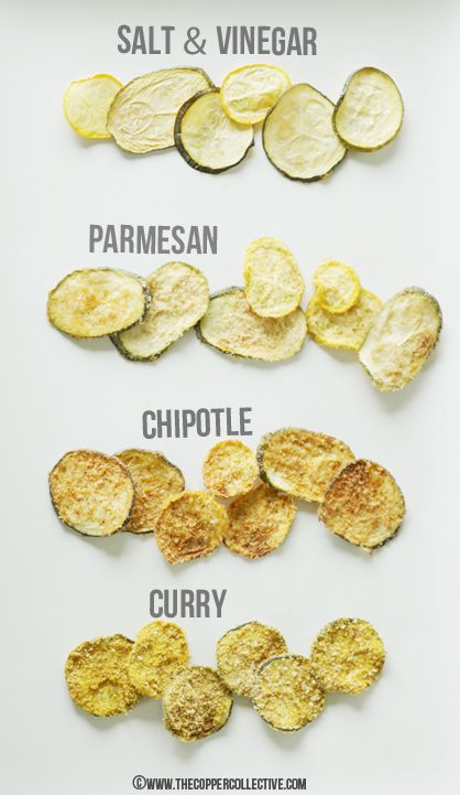 Healthy game day food: Zucchini Chips 4 Ways | Copper Collective