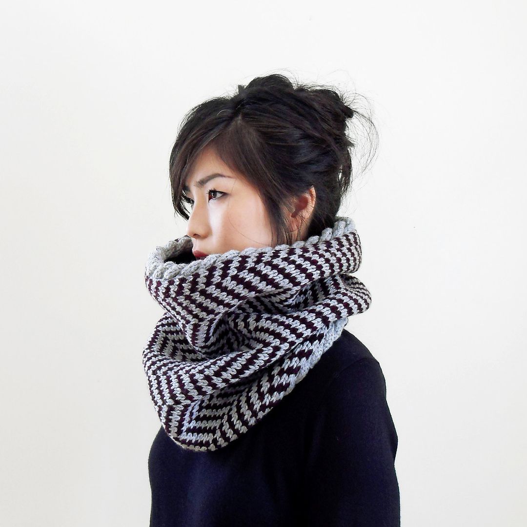 Gorgeous handmade snood scarves by IRISMINT on Etsy | Cool Mom Picks