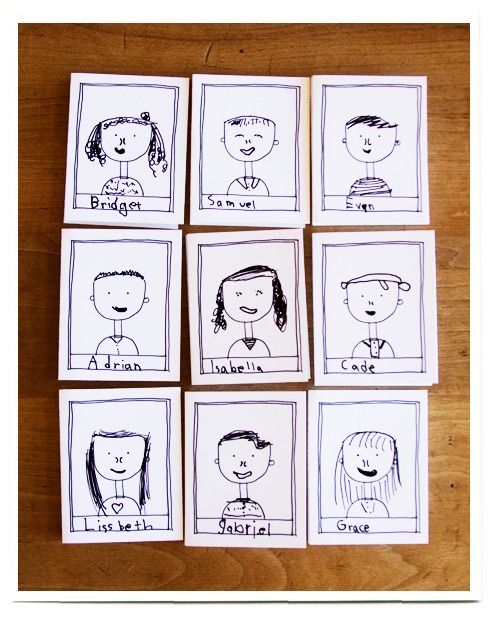 Free printable valentines by Inchmark that let kids color in the faces