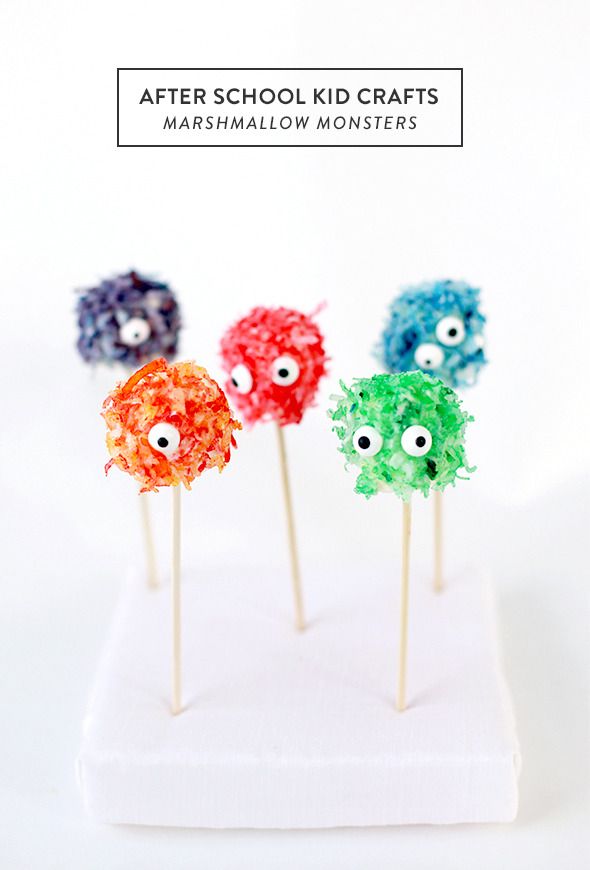 Kitchen projects to do with kids: Make Marshmallow Monsters | Say Yes