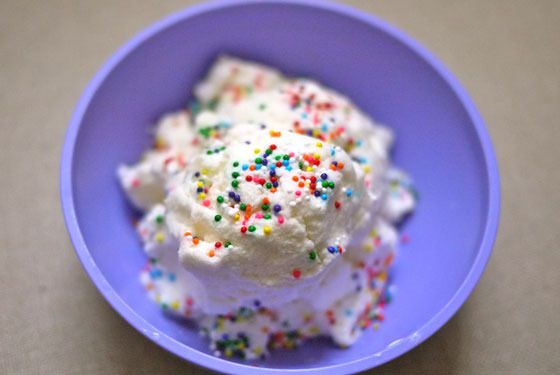 Kitchen projects to do with kids: How to make snow ice cream | Cool Mom Picks