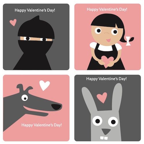 Free printable valentines by Secret Agent Josephine