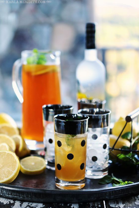 Arnold Palmer cocktail recipe: Tipsy Lemonade Iced Tea | Family Fresh Cooking